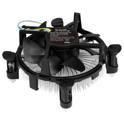 KINGPRICE Устройство охлаждения(кулер) KPAC-65-PWM3 Soc-1200/1150/1151/1155 черный 4-pin 18-35dB Al 65W 140gr Ret