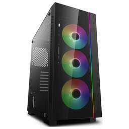 DEEPCOOL Корпус E-ATX Matrexx 55 V3 Add-Rgb 3F, Midi-Tower, без БП, черный [dp-atx-matrexx55v3-ar-3f]