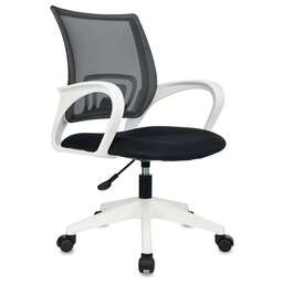 БЮРОКРАТ Кресло CH W 696, на колесиках, сетка/ткань, черный [ch w 696 black]