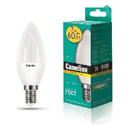 CAMELION (12073) LED7-C35/830/E14/7Вт