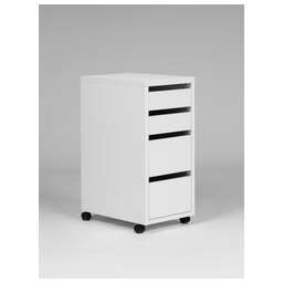 ГУД ЛАКК S02832 Компи 4 ящика тумба на колесиках 75x33x50, белый