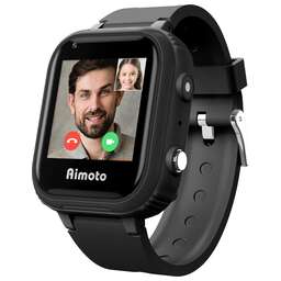 КНОПКА ЖИЗНИ Смарт-часы Aimoto Pro 4G, 1.4", черный/черный [8100801]