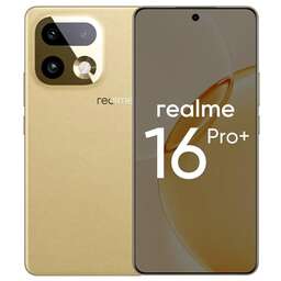 REALME 6.8" Смартфон 16 Pro+ 12/512Gb, RMX5131, NFC, AMOLED, 144Гц, 7000мAч, золотистый