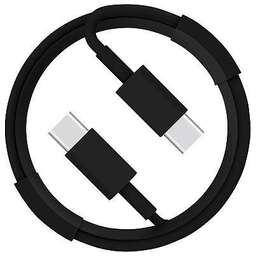 ENERGY Кабель ET-33 USB-С/USB-C, 1 м, 60 Вт, черный (108050)