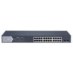 HIKVISION Коммутатор DS-3E1526P-SI 24x1Гбит/с 2SFP 24PoE+ 370W управляемый