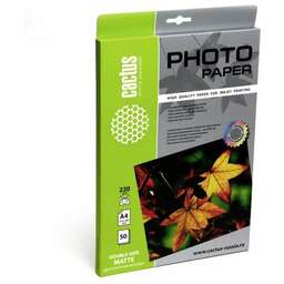 CACTUS Фотобумага CS-MA422050DS A4/220г/м2/50л./белый матовое/матовое для струйной печати