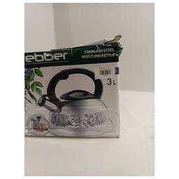 WEBBER BE-0520 Чайник из нерж.стали 3л, меняет цвет при закипании (8750287)