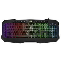 GENIUS Игровая клавиатура проводная Scorpion K11 Pro /вогнутые клавиши/6 программируемых клавиш/19 клавиш с защитой от "Ghosting"/RGB/USB/кабель 1.8м/черный (31310007405)