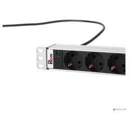 ЦМО REM Вертикальный блок розеток Rem-16 с инд., 25 Shuko, 16A, алюм., 42-48U, шнур 3 м. (R-16-25S-I-1820-3)