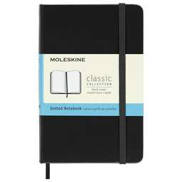 MOLESKINE Блокнот CLASSIC, 192стр, пунктир, твердая обложка, черный [mm713]