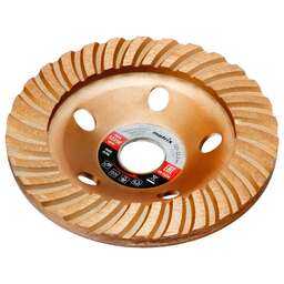 MATRIX Чашка алмазная зачистная, 125 мм, Turbo//