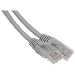 PREMIER Патч-корд 5-970 1.0 UTP 4 пары cat.5E CCA molded 1м серый RJ-45 (m)-RJ-45 (m)