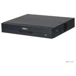 DAHUA DH-XVR5104HS-I3/T 4-канальный HDCVI-видеорегистратор с FR HDCVI, AHD, TVI, IP, CVBS; IP-каналы: до 6 каналов до 6Мп; накопители: 1 SATA III до 16Тбайт; видеоаналитика: 2кн AcuPick HDMI VGA RJ45