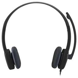 LOGITECH Гарнитура Headset H151 Stereo black (1 x 3.5мм, кабель 1.8м) (981-000587)