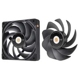 THERMALTAKE Вентилятор для корпуса Toughfan EX12 Pro Reverse 120х120x25 черный 4-pin 29.8дБ (упак.:3шт) (CL-F171-PL12BL-A) Ret