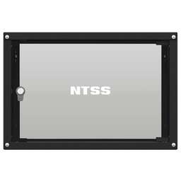 NTSS Шкаф коммутационный Lime ( -WL6U5535GS-BL) настенный 6U 550x350мм пер.дв.стекл несъемн.бок.пан. 30кг черный 270мм 8.4кг 110град. 370мм IP20 сталь