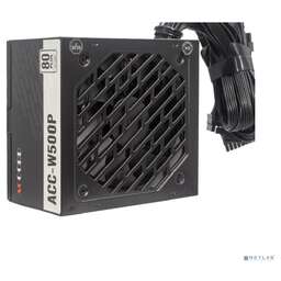 ACCROD Accord ACC-W500P ATX 500W ACC-W500P 80+ white (20+4pin) 120mm fan 6xSATA RTL