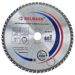 BELMASH Диск пильный по металлу 255x2,6/1,8x30 60T
