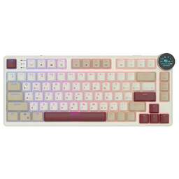 ROYAL KLUDGE Клавиатура механическая RK N80 Rosy Clouds (switch RK Red)