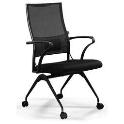 МЕТТА Кресло Sit Air-180 B2-290K (F56.W01), на колесиках, сетка, 1шт. в комплекте черный/черный [z509407717]