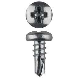 ЗУБР КЛМ-СЦ, 9.5 х 3.5 мм, цинк, конусная головка 22000 шт (22 кг.), саморез со сверлом для листового металла (4-300170-35-09)