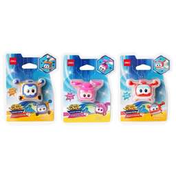 DELI Ластик EH325 Super Wings 40x30x30мм резина термопластичная ассорти блистер с европодвесом