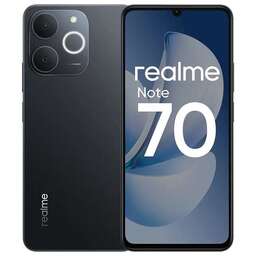 REALME 6.7" Смартфон Note 70 6/128Gb, RMX5313, IPS, 90Гц, 6300мAч, черный