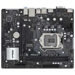 ASROCK Материнская плата H410M-H/M.2 SE Soc-1200 Intel H370 2xDDR4 mATX AC`97 8ch(7.1) GbLAN+VGA+HDMI+DP