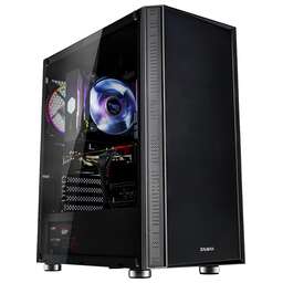 ZALMAN Корпус MidiTower R2 black (ATX, без БП, RGB, 2xUSB2.0 Type-A + USB3.2 Type-A) ( R2 black)