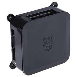 RASPBERRY PI Корпус DesignSpark ABS Case для 3 B/B+ , встроенное крепление VESA (100х100мм), цвет черный (136-0232)(136-0233) {40}