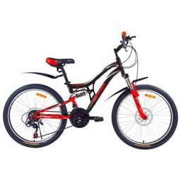 PIONEER FORSAGE 24"/14" black-red-gray