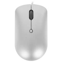 LENOVO Мышь проводная 540, оптическая, USB-C, 2400dpi, светло-серый [gy51d20877]
