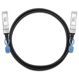 ZYXEL Кабель DAC10G-1M-ZZ0103F 10Гбит/с stranded 1м черный SFP+-SFP+ DAC (упак.:1шт)