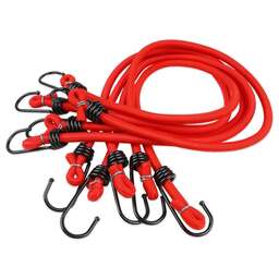 AVS Резинка крепления груза 60 см х 8 мм, 5 шт (метал.крючки) TL-07