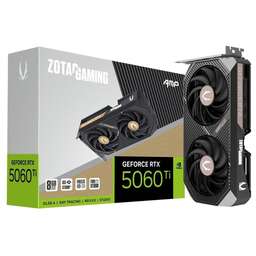 ZOTAC Видеокарта RTX5060Ti AMP 8GB GDDR7 128bit 3xDP HDMI 2FAN MEDIUM PACK