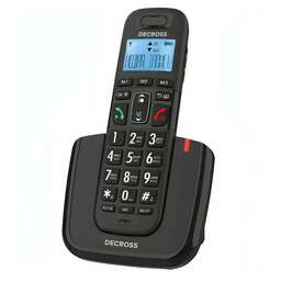 DECROSS Р/Телефон Dect DC1013 черный АОН