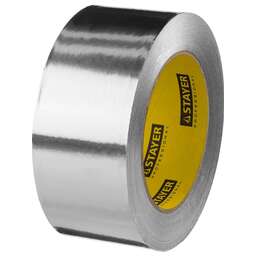 STAYER ProTape 50 мм, 50 м, до 120 °С, самоклеящаяся алюминиевая лента, Professional (12268-50-50)