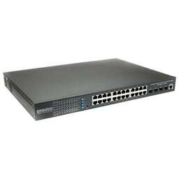 OSNOVO Коммутатор SW-24G4X-1L (L3) 28x1Гбит/с 4SFP+ 24PoE 400W управляемый