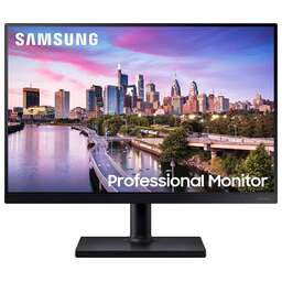 SAMSUNG Монитор 24" F24T450GY черный IPS LED 16:10 DVI HDMI M/M матовая HAS Piv 250cd 178гр/178гр 1920x1200 75Hz DP FHD USB 5.5кг