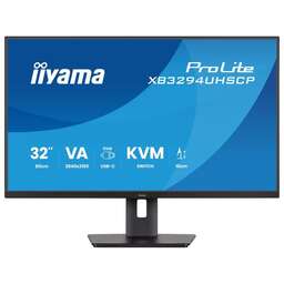 IIYAMA Монитор 32" ProLite XB3294UHSCP-B1 черный VA LED 2ms 21:9 HDMI M/M матовая HAS 400cd 178гр/178гр 3440x2160 75Hz DP 4K USB 9.7кг