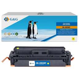G&G Картридж GG-C055HY, 055H, желтый / GG-C055HY