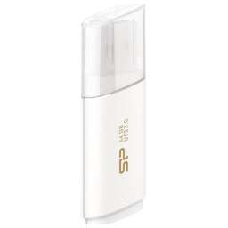 SILICON POWER Флеш Диск 64GB Blaze B06 SP064GBUF3B06V1W USB3.0 белый