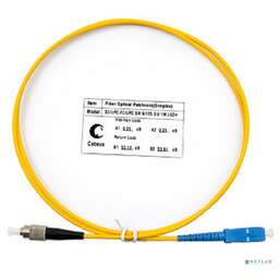 Cabeus FOP(s)-9-SC-FC-1m Шнур оптический simplex SC-FC 9/125 sm 1м LSZH