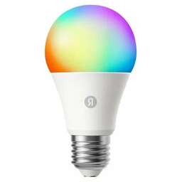 YANDEX Умная лампочка Яндекс, Е27, RGB, 1300 Лм, Matter over Wi-Fi YNDX-00553