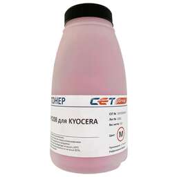 CET Тонер PK208 OSP0208M-50 пурпурный бутылка 50гр. для принтера Kyocera Ecosys M5521cdn/M5526cdw/P5021cdn/P5026cdn