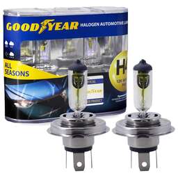 GOODYEAR Автолампа GY Н4 12V 60/55W P43t All seasons (бокс: к-т 2шт)