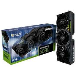 PALIT Видеокарта NVIDIA GeForce RTX 5080 PA-RTX5080 GAMINGPRO OC 16ГБ GamingPro, GDDR7, OC, Ret [ne75080s19t2-gb2031a]