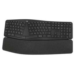 LOGITECH Клавиатура K860, USB, беспроводная, c подставкой для запястий, с гравировкой, черный [920-010359]