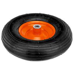 PALISAD Колесо пневматическое, 4.00-6, D 325 мм, внутренний подшипник D 16 мм, длина оси 100 мм 68938