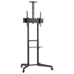 ULTRAMOUNTS Подставка для телевизора UM268 черный 37"-75" макс.50кг напольный мобильный